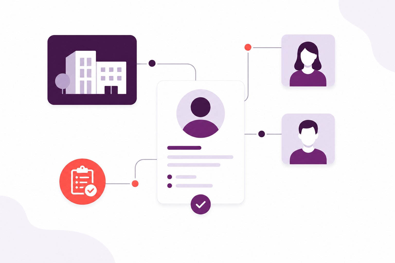 A learner contact record connected to communication preferences, employer context and training history.